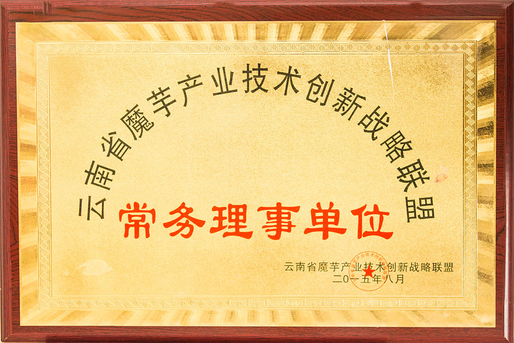 中国魔芋协会常务理事单位